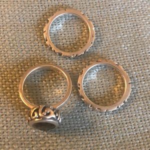 Silpada Jewelry - Silpada Smoky Topaz Ring Set Silpada Jewelry - Silpada Smoky Topaz Ring Set